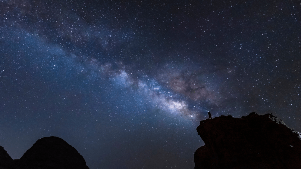 the starry colorado night sky